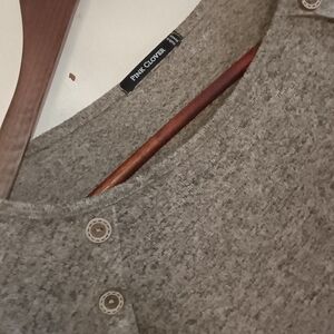 Pink Clover BrownGray Sweater